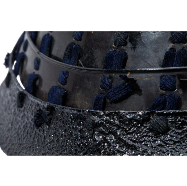 Antique Samurai Helmet <br>Early Edo Period <br>Tetsu Kuro Urushi Kabuto <br><span style="color: #ff0000;"><strong>Tokubetsu Kicho</strong></span> Shiryo Certificate</span> (KT-54) - Image 11