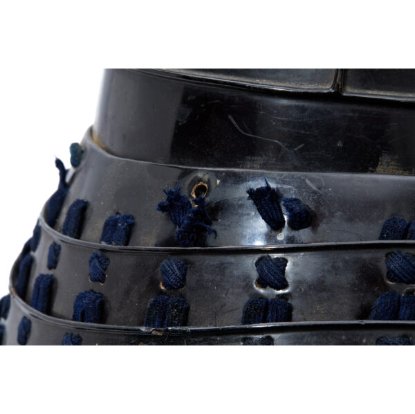 Antique Samurai Helmet <br>Early Edo Period <br>Tetsu Kuro Urushi Kabuto <br><span style="color: #ff0000;"><strong>Tokubetsu Kicho</strong></span> Shiryo Certificate</span> (KT-54) - Image 10