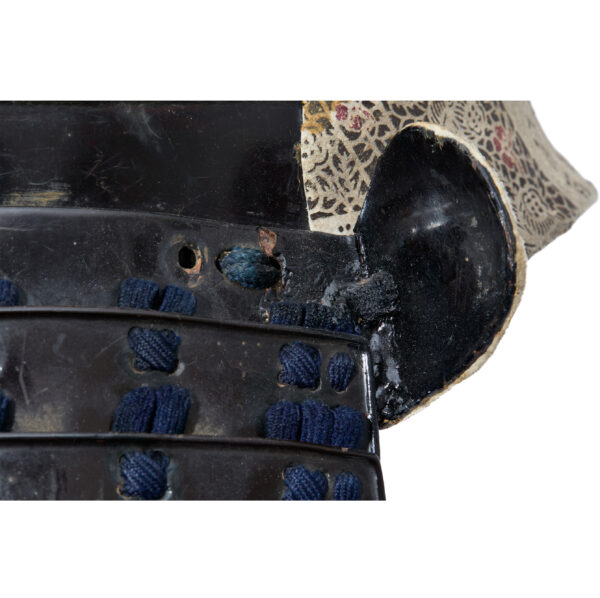 Antique Samurai Helmet <br>Early Edo Period <br>Tetsu Kuro Urushi Kabuto <br><span style="color: #ff0000;"><strong>Tokubetsu Kicho</strong></span> Shiryo Certificate</span> (KT-54) - Image 9