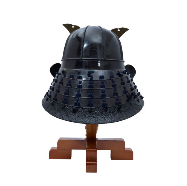 Antique Samurai Helmet <br>Early Edo Period <br>Tetsu Kuro Urushi Kabuto <br><span style="color: #ff0000;"><strong>Tokubetsu Kicho</strong></span> Shiryo Certificate</span> (KT-54) - Image 4