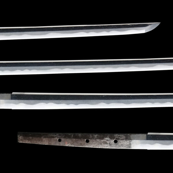 Antique Japanese Sword Katana signed by Monju Kaneyoshi<br>NBTHK <span style="color: #ff0000;">Hozon </span>Certificate - Image 3