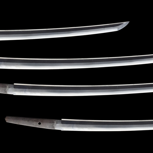 Antique Japanese Sword Wakizashi Signed by Nagasone Okisato<br> NBTHK Koshu Tokubetsu Kicho Certificate - Image 3