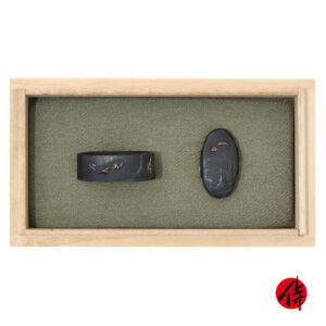 Antique Fuchi Kashira for Samurai Sword (F-47)