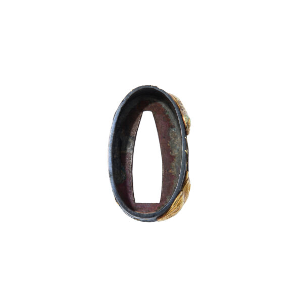 Antique Fuchi Kashira for Samurai Sword (F-52) - Image 7