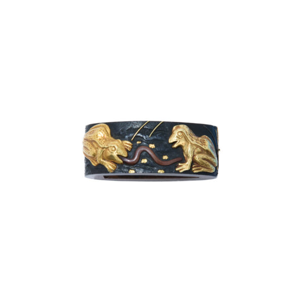 Antique Fuchi Kashira for Samurai Sword (F-52) - Image 8