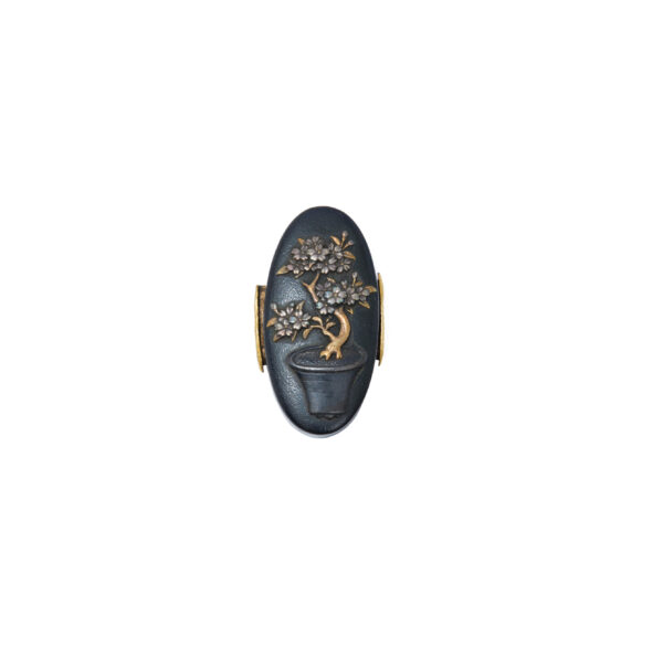 Antique Fuchi Kashira for Samurai Sword (F-53) - Image 2