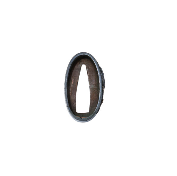Antique Fuchi Kashira for Samurai Sword (F-53) - Image 7