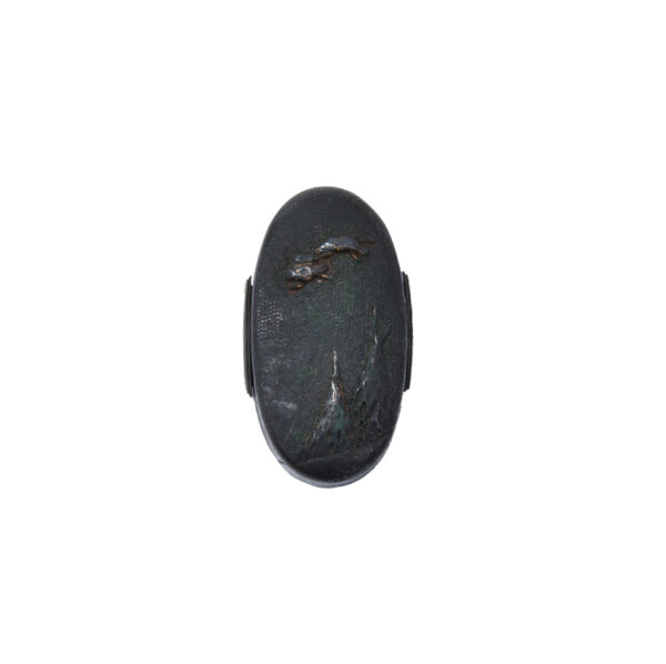 Antique Fuchi Kashira for Samurai Sword (F-47) - Image 2