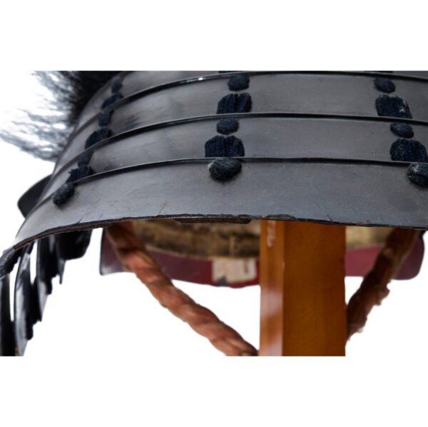 Antique Samurai Helmet <br>Mid Edo Period <br>Kumage Ue Zu Nari Kabuto <br><span style="color: #ff0000;"><strong>Tokubetsu Kicho</strong></span> Shiryo Certificate (KT-65) - Image 8