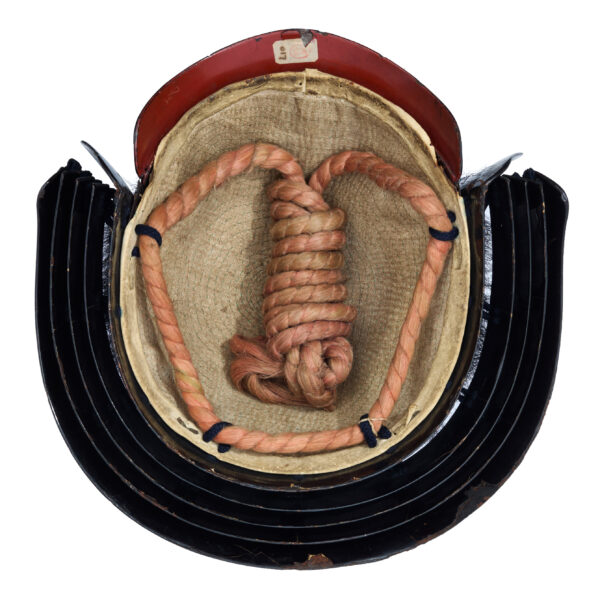 Antique Samurai Helmet <br>Mid Edo Period <br>Kumage Ue Zu Nari Kabuto <br><span style="color: #ff0000;"><strong>Tokubetsu Kicho</strong></span> Shiryo Certificate (KT-65) - Image 11