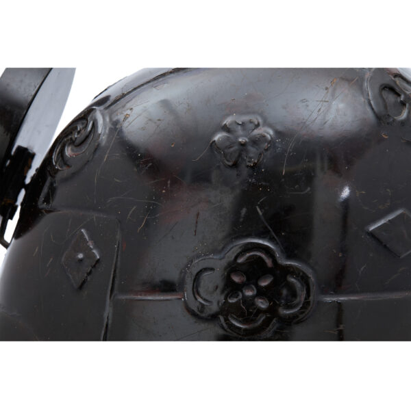 Antique Samurai Helmet <br>Early Edo Period Zu Nari Kabuto with <span style="color: #ff0000;"><strong>Tokubetsu Kicho</strong></span> Shiryo Certificate</span></strong> (KT-61) - Image 14