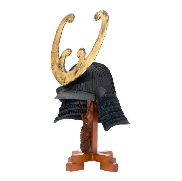 Antique Samurai Helmet <br>Early Edo Period Rokujuni Ken Suji Kabuto with <span style="color: #ff0000;"><strong>Tokubetsu Kicho</strong></span> Shiryo Certificate</span></strong> (KT-50) - Image 2