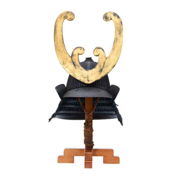 Antique Samurai Helmet <br>Early Edo Period Rokujuni Ken Suji Kabuto with <span style="color: #ff0000;"><strong>Tokubetsu Kicho</strong></span> Shiryo Certificate</span></strong> (KT-50) - Image 4