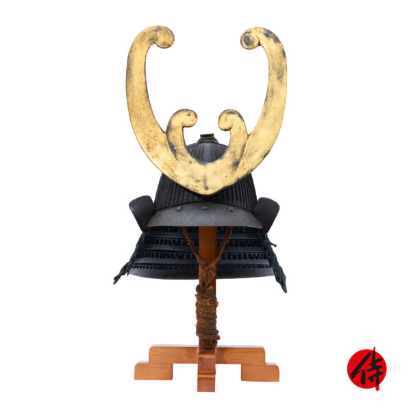 Antique Samurai Helmet <br>Early Edo Period Rokujuni Ken Suji Kabuto with <span style="color: #ff0000;"><strong>Tokubetsu Kicho</strong></span> Shiryo Certificate</span></strong> (KT-50)