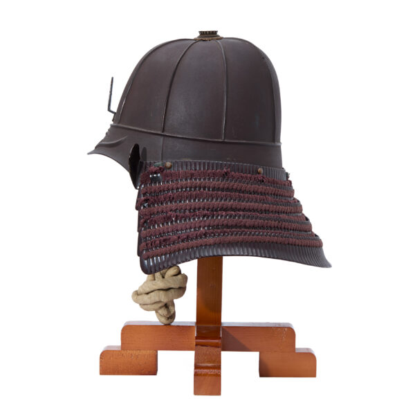Antique Samurai Helmet <br>Early Edo Period Hachi Ken Suji Kabuto with <span style="color: #ff0000;"><strong>Tokubetsu Kicho</strong></span> Shiryo Certificate</span></strong> (KT-63) - Image 3
