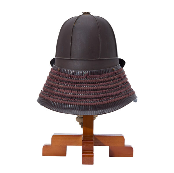 Antique Samurai Helmet <br>Early Edo Period Hachi Ken Suji Kabuto with <span style="color: #ff0000;"><strong>Tokubetsu Kicho</strong></span> Shiryo Certificate</span></strong> (KT-63) - Image 7