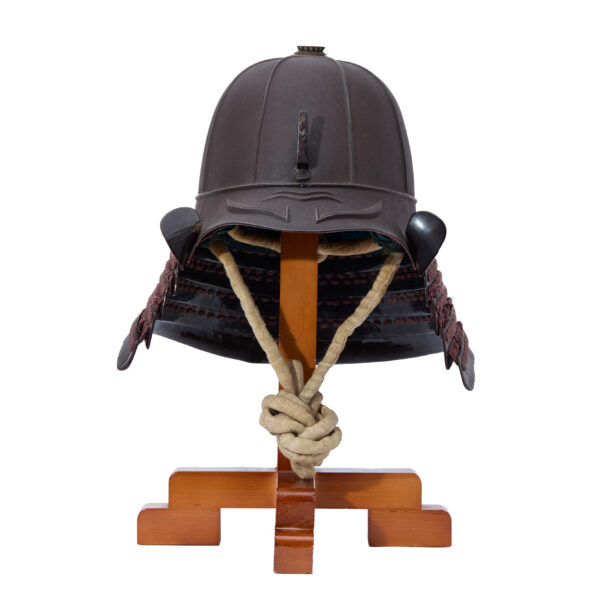 Antique Samurai Helmet <br>Early Edo Period Hachi Ken Suji Kabuto with <span style="color: #ff0000;"><strong>Tokubetsu Kicho</strong></span> Shiryo Certificate</span></strong> (KT-63) - Image 4