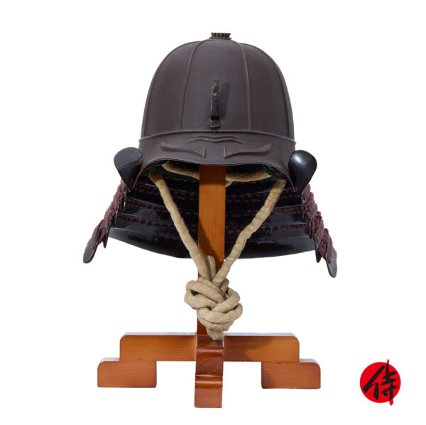 Antique Samurai Helmet <br>Early Edo Period Hachi Ken Suji Kabuto with <span style="color: #ff0000;"><strong>Tokubetsu Kicho</strong></span> Shiryo Certificate</span></strong> (KT-63)