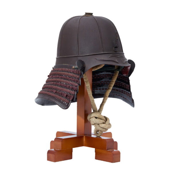 Antique Samurai Helmet <br>Early Edo Period Hachi Ken Suji Kabuto with <span style="color: #ff0000;"><strong>Tokubetsu Kicho</strong></span> Shiryo Certificate</span></strong> (KT-63) - Image 5