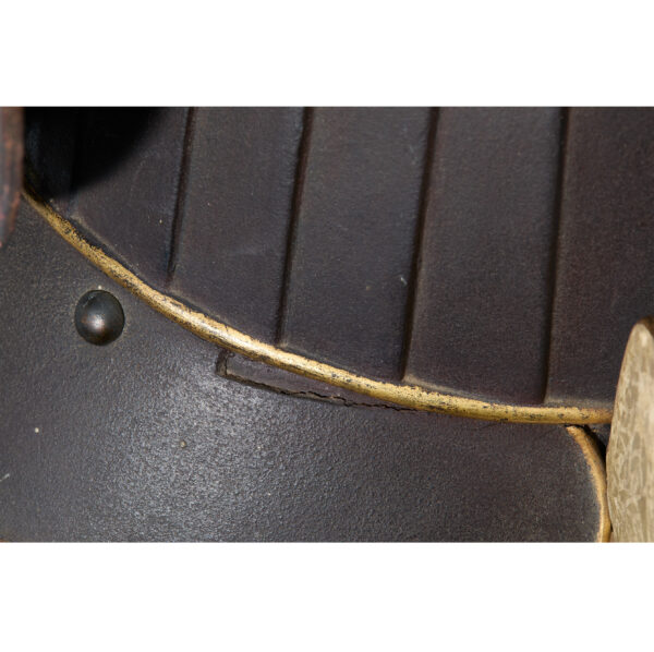 Antique Samurai Helmet <br>Mid Edo Period Sanjuni Ken Suji Kabuto with <span style="color: #ff0000;"><strong>Tokubetsu Kicho</strong></span> Shiryo Certificate</span></strong> (KT-57) - Image 11