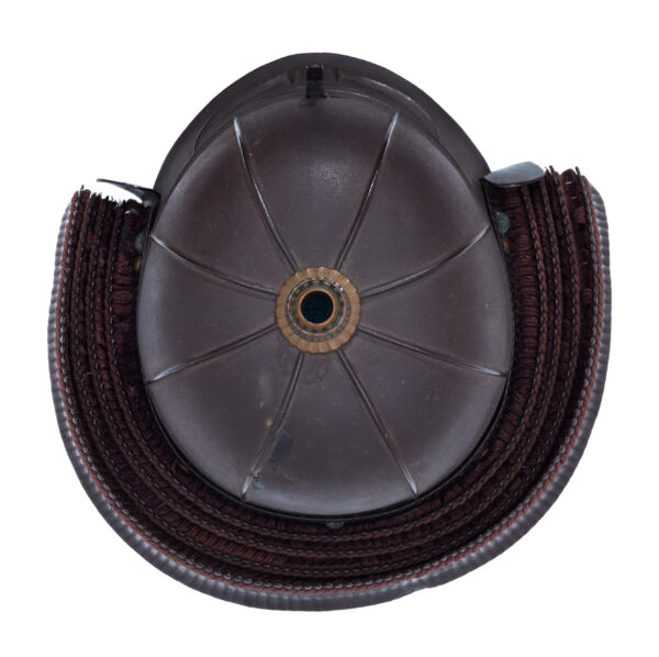 Antique Samurai Helmet <br>Early Edo Period Hachi Ken Suji Kabuto with <span style="color: #ff0000;"><strong>Tokubetsu Kicho</strong></span> Shiryo Certificate</span></strong> (KT-63) - Image 8