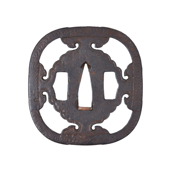 Antique Tsuba for Samurai Sword with NBTHK Tokubetsu Kichou Certificate (T-798) - Image 4