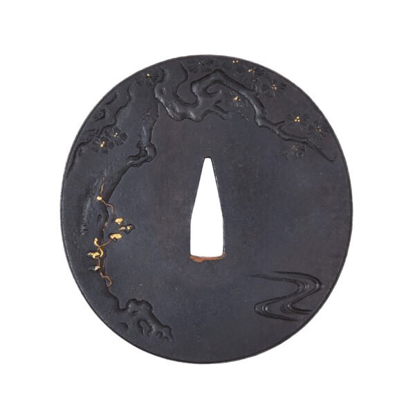 Antique Tsuba for Samurai Sword with NBTHK <strong><span style="color: #ff0000;">Hozon</span></strong> Certificate (T-799) - Image 4