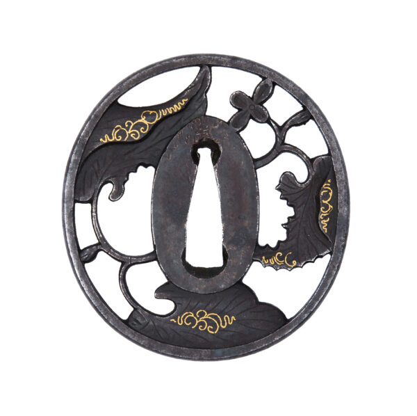 Antique Tsuba for Samurai Sword (T-802) - Image 3
