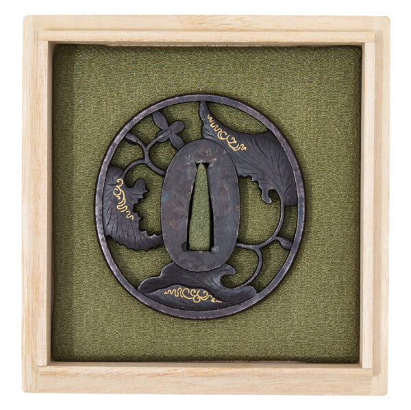 Antique Tsuba for Samurai Sword (T-802) - Image 2