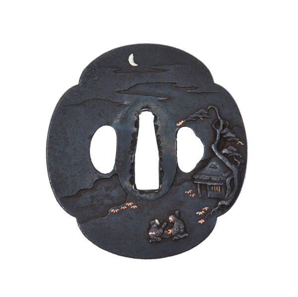 Antique Tsuba for Samurai Sword (T-805) - Image 3