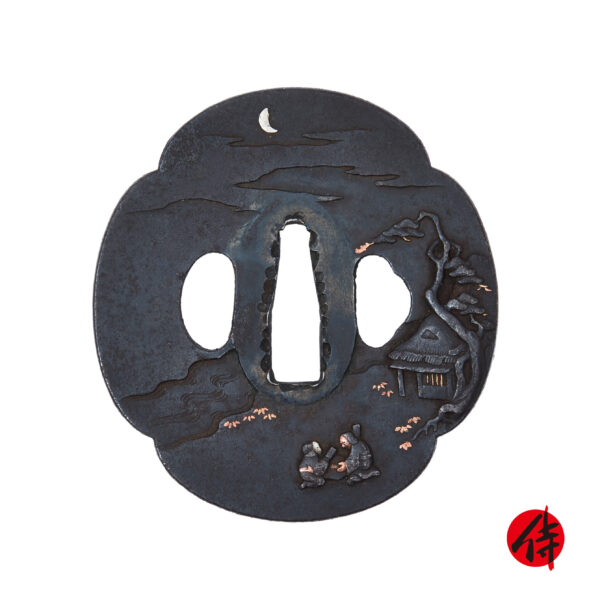 Antique Tsuba for Samurai Sword (T-805)