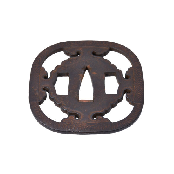 Antique Tsuba for Samurai Sword with NBTHK Tokubetsu Kichou Certificate (T-798) - Image 7