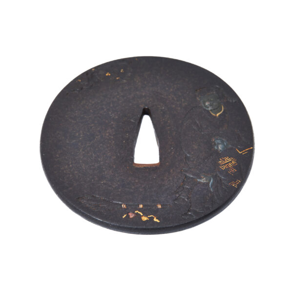 Antique Tsuba for Samurai Sword with NBTHK <strong><span style="color: #ff0000;">Hozon</span></strong> Certificate (T-799) - Image 6