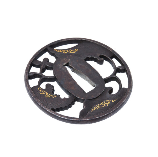 Antique Tsuba for Samurai Sword (T-802) - Image 5