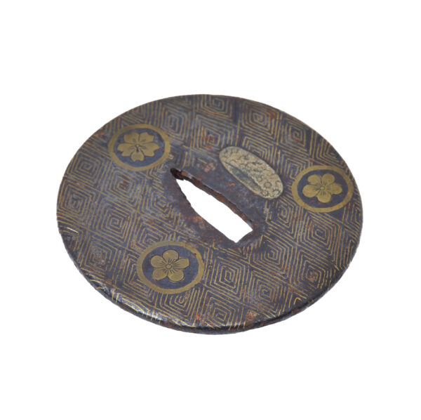 Antique Tsuba for Samurai Sword with NBTHK <strong><span style="color: #ff0000;">Hozon</span></strong> Certificate (T-803) - Image 5