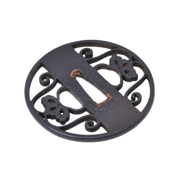 Antique Tsuba for Samurai Sword with NBTHK <strong><span style="color: #ff0000;">Hozon</span></strong> Certificate (T-804) - Image 7