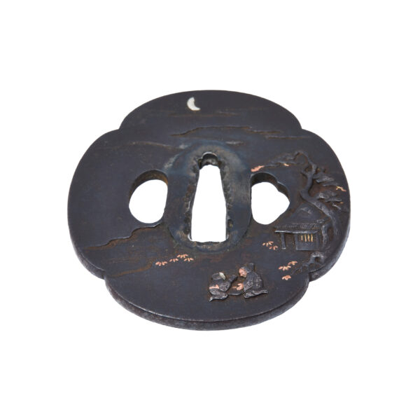 Antique Tsuba for Samurai Sword (T-805) - Image 5