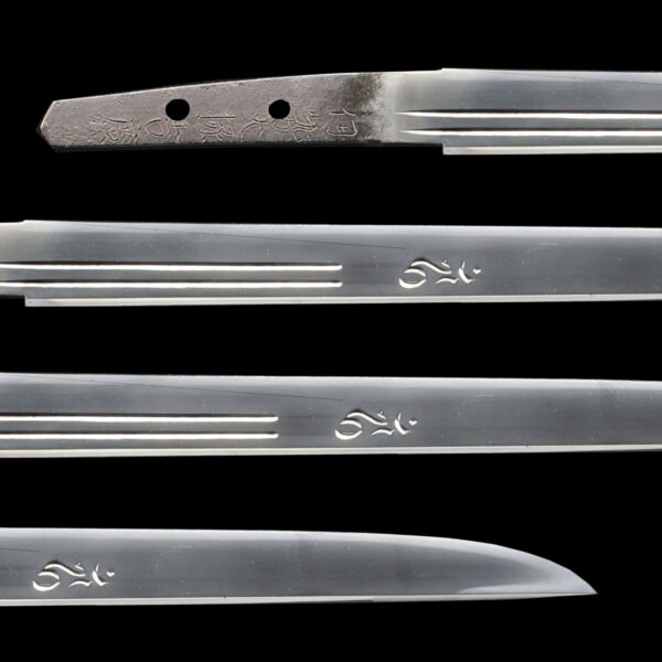 Antique Japanese Sword Tanto Signed by Ise Daijjo Yoshihiro<br> NTHK Kanteisho Certificate - Image 2