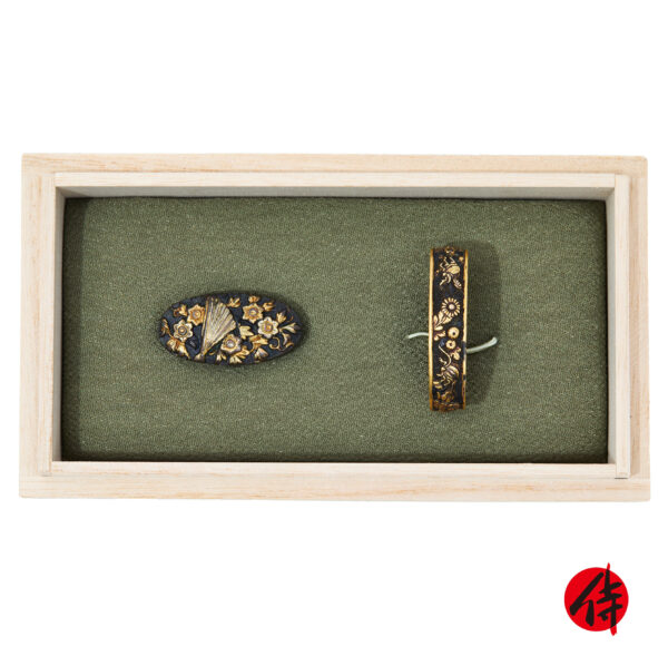Antique Fuchi Kashira for Samurai Sword (F-54)
