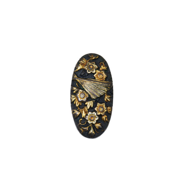 Antique Fuchi Kashira for Samurai Sword (F-54) - Image 2