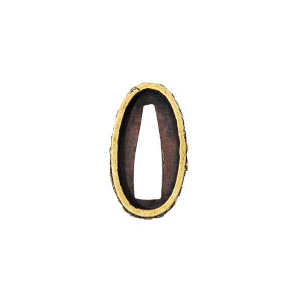 Antique Fuchi Kashira for Samurai Sword (F-54) - Image 9