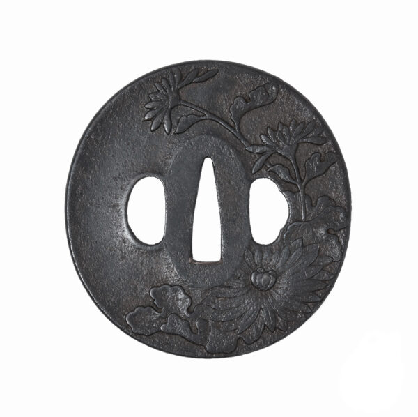 Antique Tsuba for Samurai Sword (T-806) - Image 3
