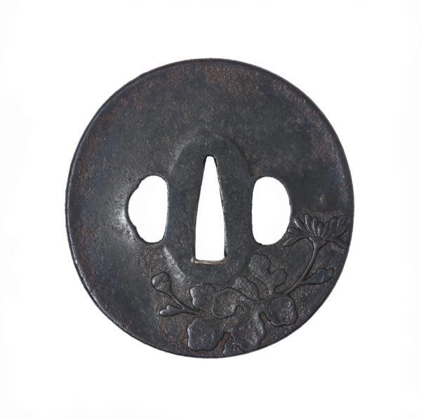 Antique Tsuba for Samurai Sword (T-806) - Image 4