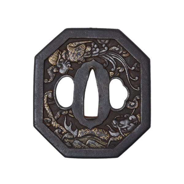 Antique Tsuba for Samurai Sword (T-809) - Image 3