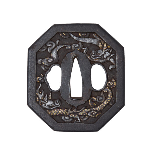 Antique Tsuba for Samurai Sword (T-809) - Image 4