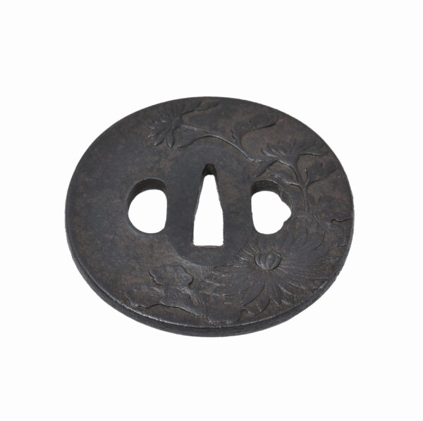 Antique Tsuba for Samurai Sword (T-806) - Image 5