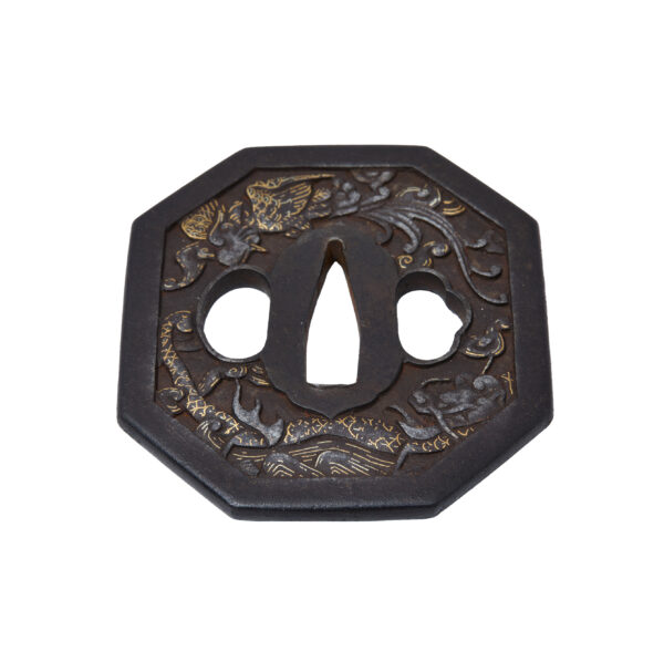 Antique Tsuba for Samurai Sword (T-809) - Image 5