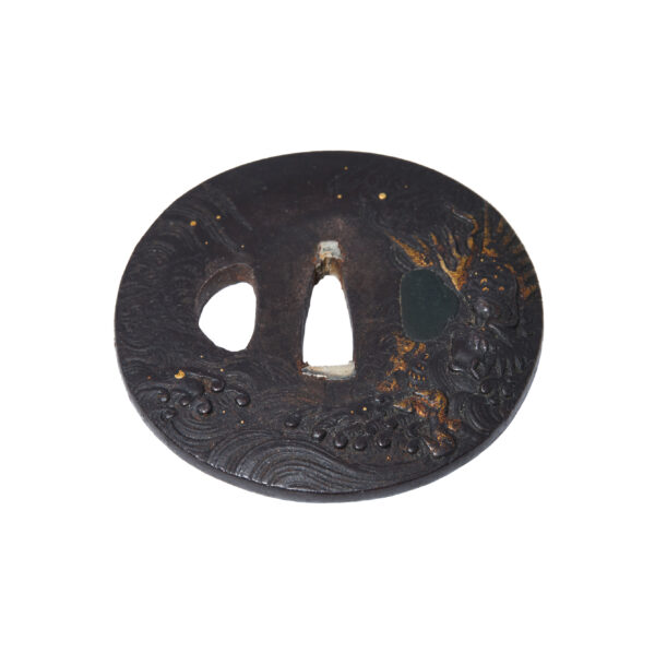 Antique Tsuba for Samurai Sword with NBTHK Kichou Certificate (T-812) - Image 5