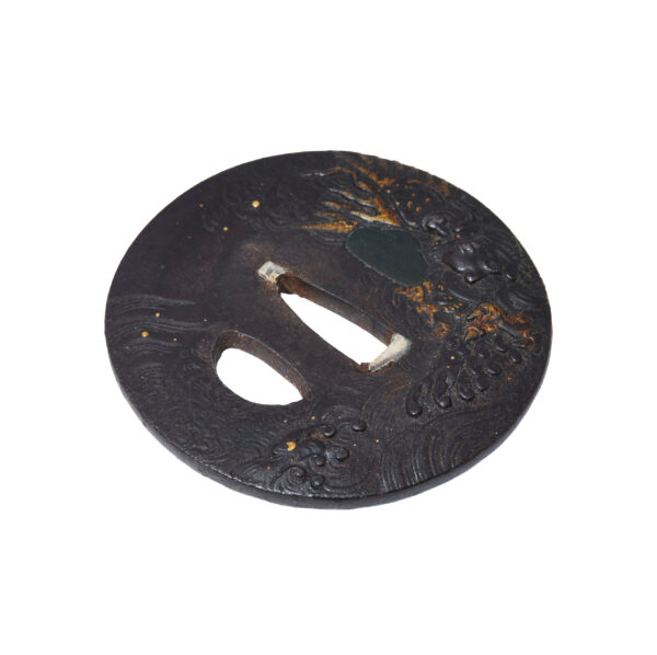 Antique Tsuba for Samurai Sword with NBTHK Kichou Certificate (T-812) - Image 6