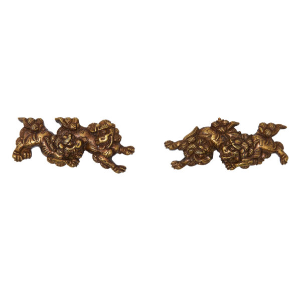 Antique Fuchi Kashira and Menuki for Samurai Sword (FM-02) - Image 3